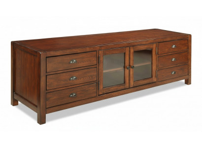 RTV-Sideboard Schaf Kommouden Holz Low-Board Regal 196cm Wunnzëmmer