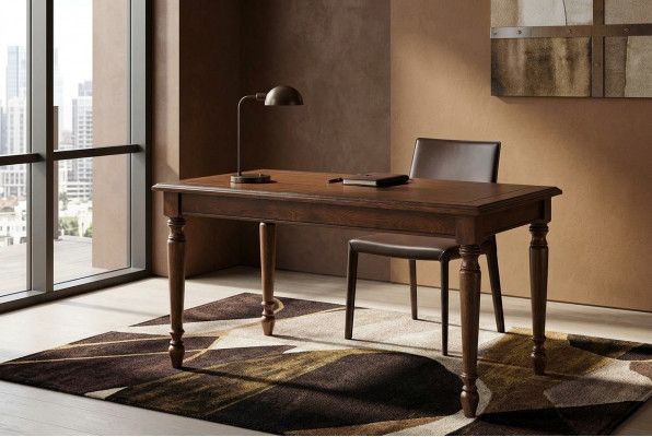 Barock Iessdësch Dësch Wunnzëmmer Design Dëscher 140x80cm Iesszëmmer