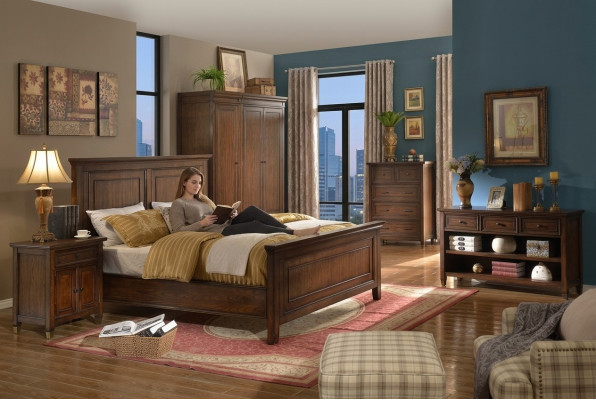 Bett Nuetsdësch Gaderob 7 Stéck Schlofzëmmer Design Luxus Set Better Sets