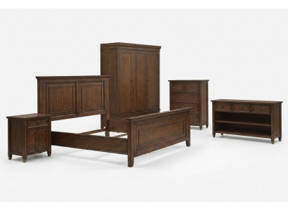 Bett Nuetsdësch Gaderob 7 Stéck Schlofzëmmer Design Luxus Set Better Sets