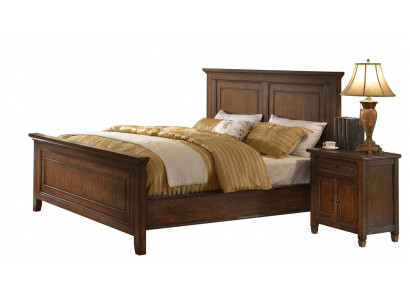 Bett + 2x Nuetsdësch 3 Deeler Schlofzëmmer Set Designer Luxus Schlofzëmmer Sets