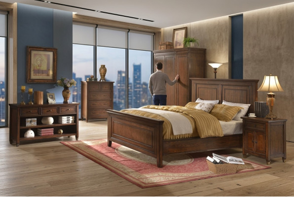 Bettdesign Duebel Hotel Better Koppel Schlofzëmmer Holz Luxus Bett