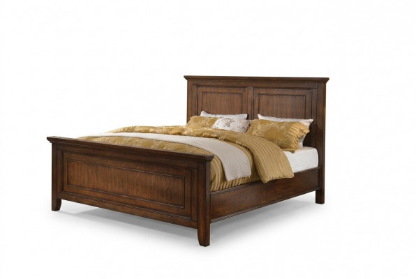 Schlofkummer 3 Stk. Nuetsdësch Set Design Luxus Bett Holz Duebelbett nei