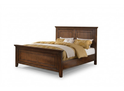 Schlofkummer 3 Stk. Nuetsdësch Set Design Luxus Bett Holz Duebelbett nei