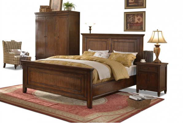 Bett Luxus Hotel Better 180x200cm Schlofzëmmer Designer Holz Duebelbett