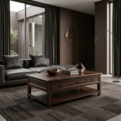 Canapé Dësch Beimëbeldëscher Stuff Design Canapédëscher Kaffisdësch Holz Dësch