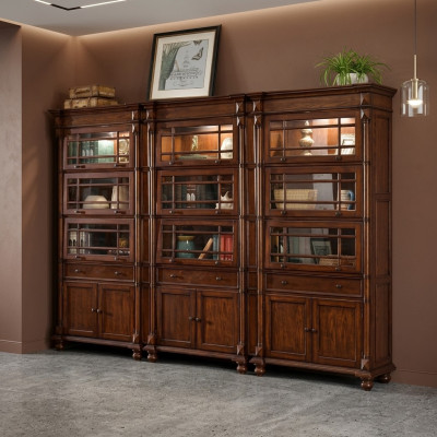 Set mat 3 Vitrinen Vitrine Schaf Vitrinen Wunnzëmmer Schau Schief Designer