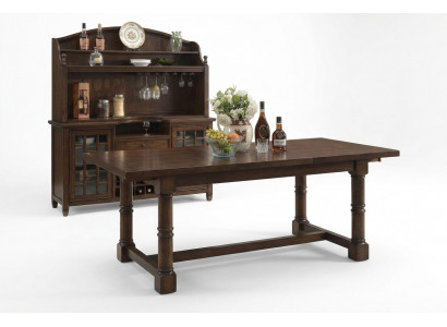 Modernen Iessdësch Dësch Holz Dëscher 185cm Iesszëmmer Miwwelen Holzdësch