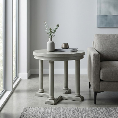 Ronnen Nuesschnëssel Dësch Canapé Wunnzëmmer Couchtisch Design Dëscher