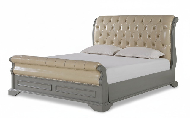 Chesterfield Design Bett Gro 180x200 Duebelbett Better Polster Liederbett Miwwelen