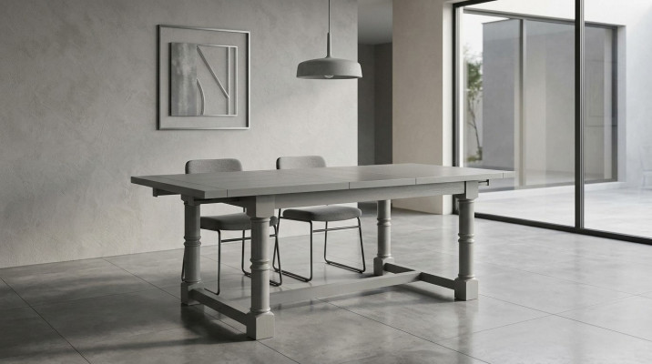Iessdësch Iessdëscher Dësch Holz Dëscher Holzdësch Miwwelen 96x185c Iesszëmmer