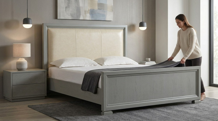 Bett Këssen Design Luxus Hotel Better Ehe 180-200cm Schlofzëmmer Duebel Lieder