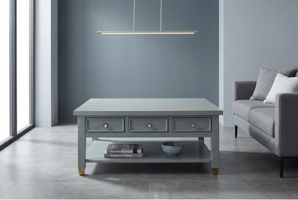 Multifunktioun Canapé Dësch Niewendësch Kaffisdëscher Design Holz Wunnzëmmer