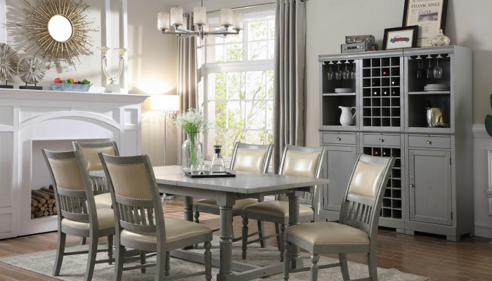Luxusmiwwelen Iessdësch Iesszëmmer Wunnzëmmer Dësch Holz Design Dëscher