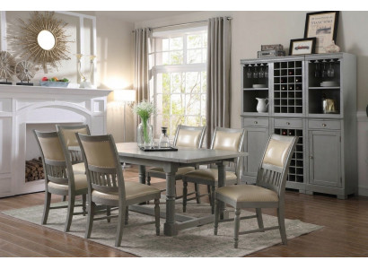 Luxusmiwwelen Iessdësch Iesszëmmer Wunnzëmmer Dësch Holz Design Dëscher
