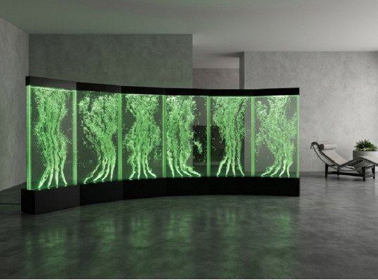 Wandpanel Waasserblasen LED Wänn Designer Waasser Wand Beliichtete
