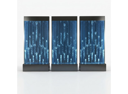 Waasserwänn Modern Oftrennwand LED Waasserwand Beliicht Wand