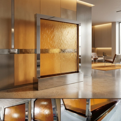Waasser Wandpaneel Led Waasserwand Waasser Blosen Wand Waasserwand