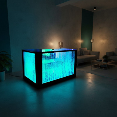 Bar-Dësch Waasser Mauer Bar-Thek beliichten Bar-Dësch Bar-Thek LED Regal Miwwelen Neien