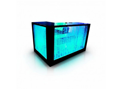 Bar-Dësch Waasser Mauer Bar-Thek beliichten Bar-Dësch Bar-Thek LED Regal Miwwelen Neien