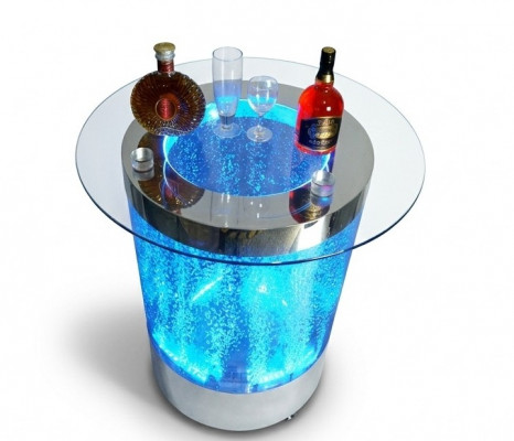 Dësch Led Bar Waasser Wand Bar Theke Regal Miwwel Beliichte Sofa Dësch
