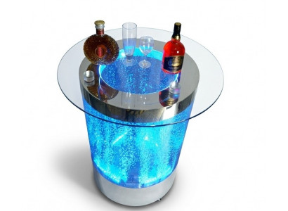 Dësch Led Bar Waasser Wand Bar Theke Regal Miwwel Beliichte Sofa Dësch