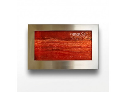LED Waasserwand Designer Waassersailen Waasserfall Bild Kader 90x60