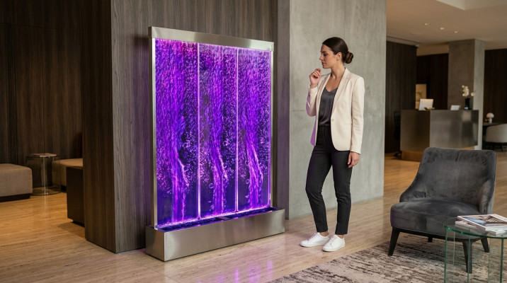 Sailmaueren LED-Waasserwand Trennmauer Waasser Mauer Waassermaueren