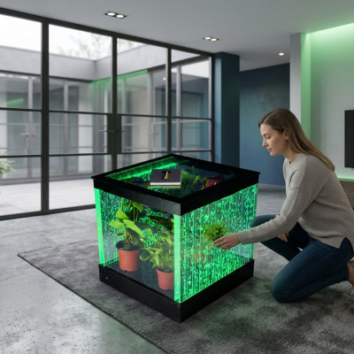 Dësch Couchtisch Design Waassersailen Sail Waasser, Canapé Dëscher LED