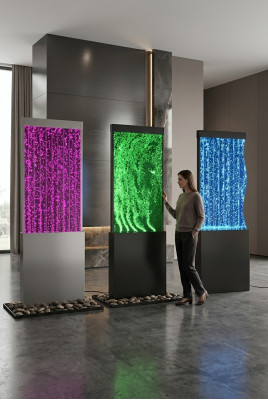 Designer Trennwand Luxus Maueren Waassersailen Waterwall Trennwänn 60x180cm xxl