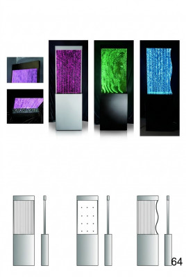 Designer Trennwand Luxus Maueren Waassersailen Waterwall Trennwänn 60x180cm xxl