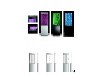 Designer Trennwand Luxus Maueren Waassersailen Waterwall Trennwänn 60x180cm xxl