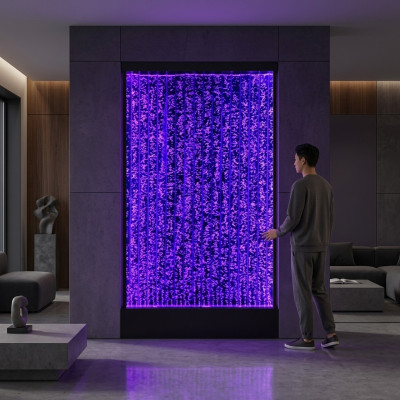 Trennwand Regal Schaf Schaf Waasserwand Kolonn Maueren LED 200x220