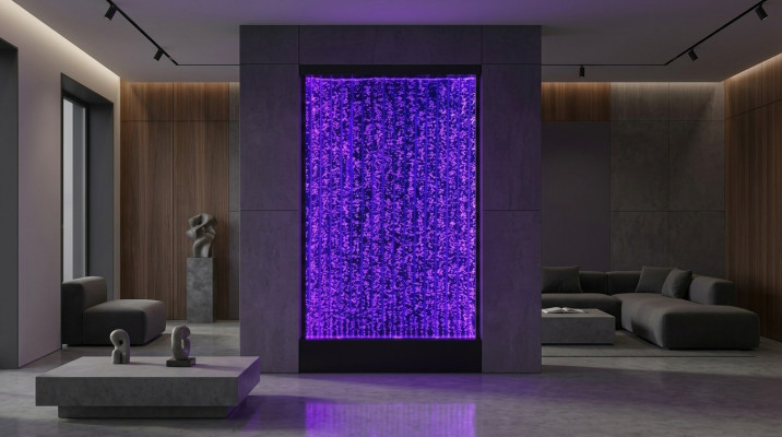 Trennwand Regal Schaf Schaf Waasserwand Kolonn Maueren LED 200x220