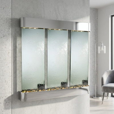 Led Waasserwand Design Waasser Sailen Waasserfall Bild Kader 56*117