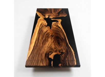 Luxusdëscher Iessdësch River Table Massiv Dëscher 240x100 Flossdësch Echt