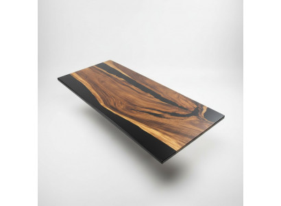 Luxus Design Epoxyharz Iessdësch River Table Eechte Massivholz Dëscher