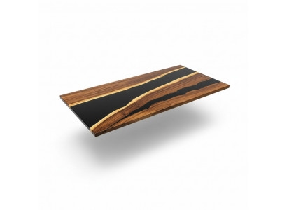 Dësch Iessdësch Dëscher Epoxidharz Epoxy Echt Holz Massivt Design