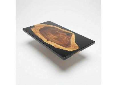Luxus Iessdësch River Table Massiv Dëscher 141*71 Flossdësch Echt Holz