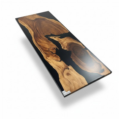 Konferenzdësch Iessdësch River Floss Massiv 262x101 Epoxidharz Dëscher