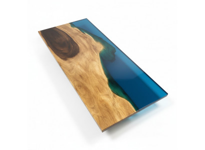 Iessdësch Mier Waasser Floss Echt Holz Flossdësch 181x81cm Dëscher