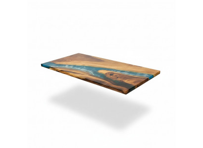 Iessen Dësch Mier Waasser Floss Echt Holz Flossdësch 161x81 Dëscher
