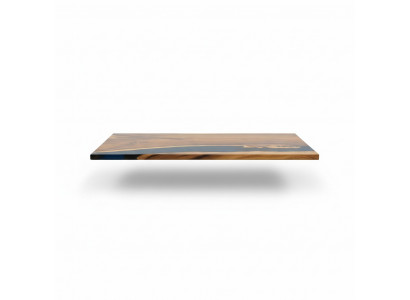 Flossem Dëscher Iessdësch Design Dësch Modern Mier Miwwelen 201x81 Epoxid