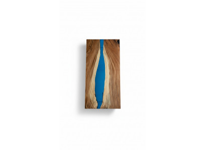 Iessdësch Flossdësch Eechte Holz Flosstafel Dekor Massive Epoxyharz Dëscher