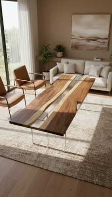 Iessdësch River Table Echt Holz Flosssdësch 240x90 Massive Bicher.