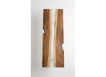 Iessdësch River Table Echt Holz Flosssdësch 240x90 Massive Bicher.