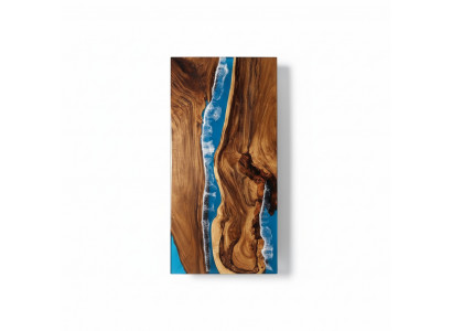 Iessdësch Dësch Epoxyharz Massiv Dëscher 220x90 Flossdësch Eechte Holz