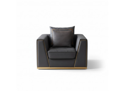 Designer Wunnzëmmer Ariichtung Fauteuil Einsëtzer Gepolstert Sofa Canapé Fernseher nei