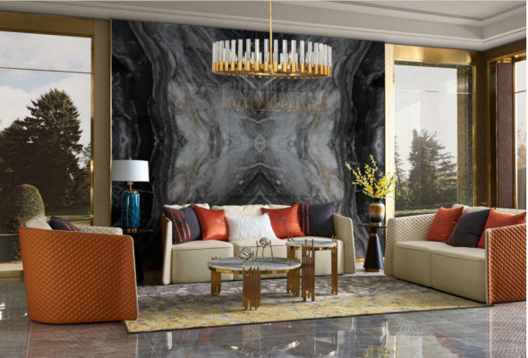 Wunnlandschaft Sofagarnitur 321 Sëtz Ledersofa Couch Garnitur Nei