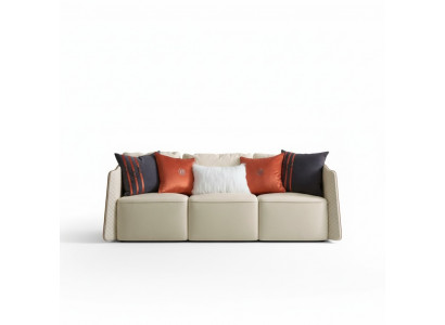 Drësëtzeger Canapé Polster Design Sofa Modern 3er Sëtz Sofas Zëmmer Miwwelen Couchen